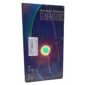 Star Trek: Generations (VHS, 1995) Super Rare Holographic sealed William Shatner